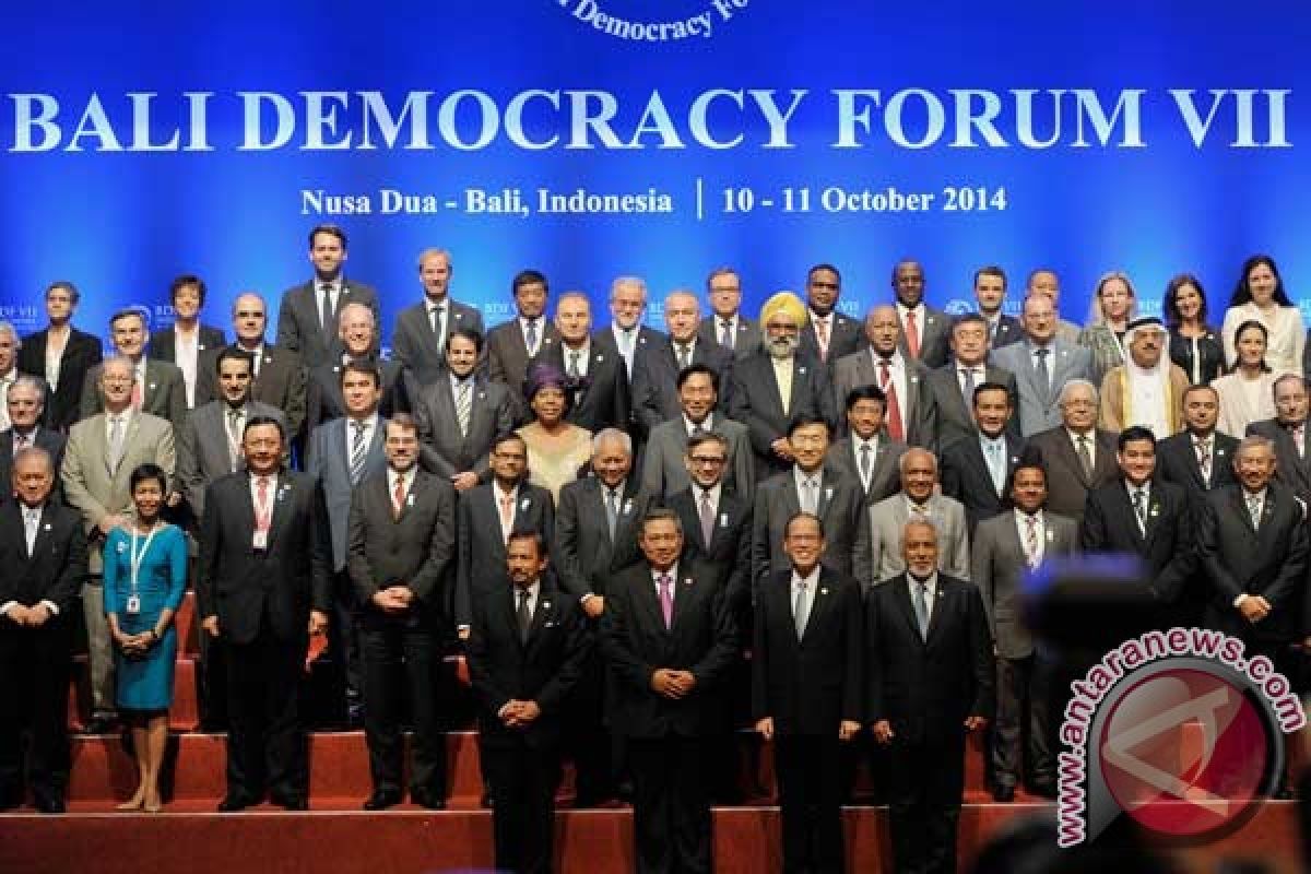 President Yudhoyono inaugurates 7th Bali Democracy Forum