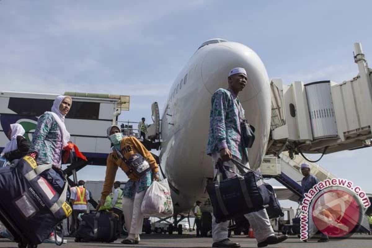 20 persen jamaah haji sudah kembali ke Tanah Air 