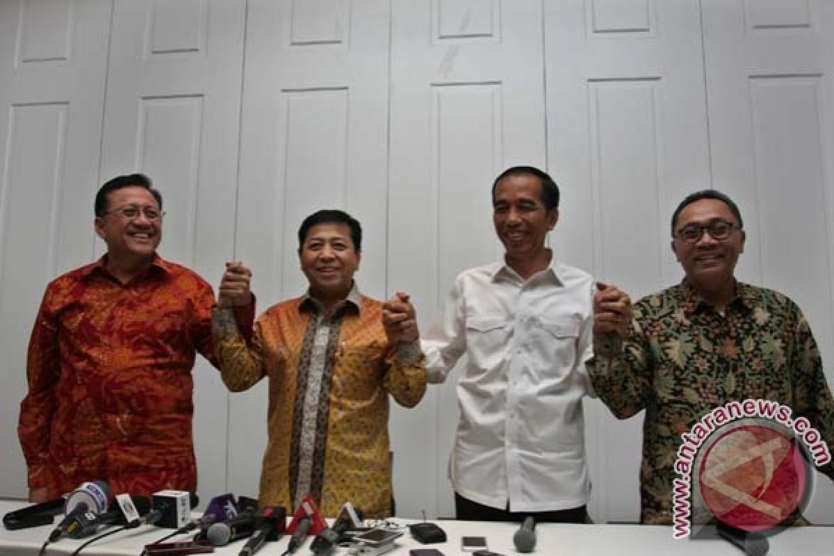 Pertemuan pimpinan MPR dan Megawati berlangsung tertutup