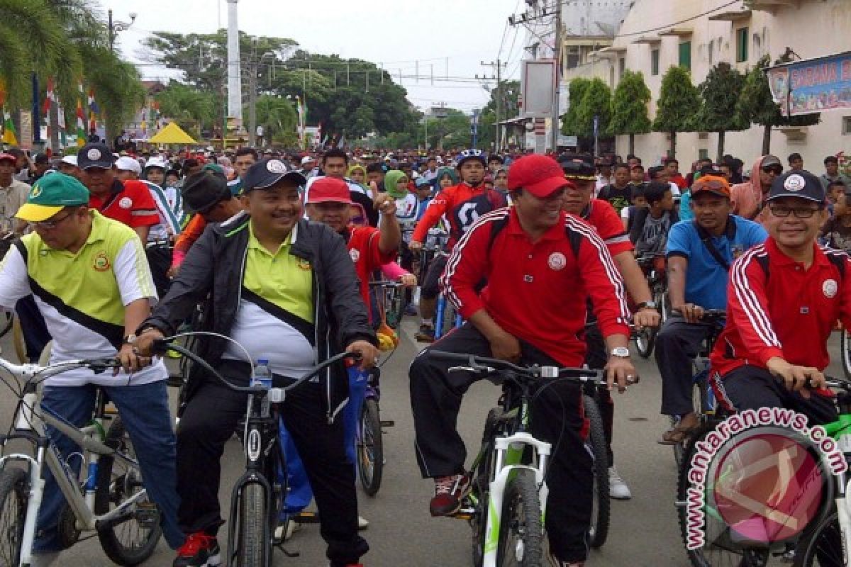 5.000 Peserta Ikuti Sepeda Santai HUT Bireuen