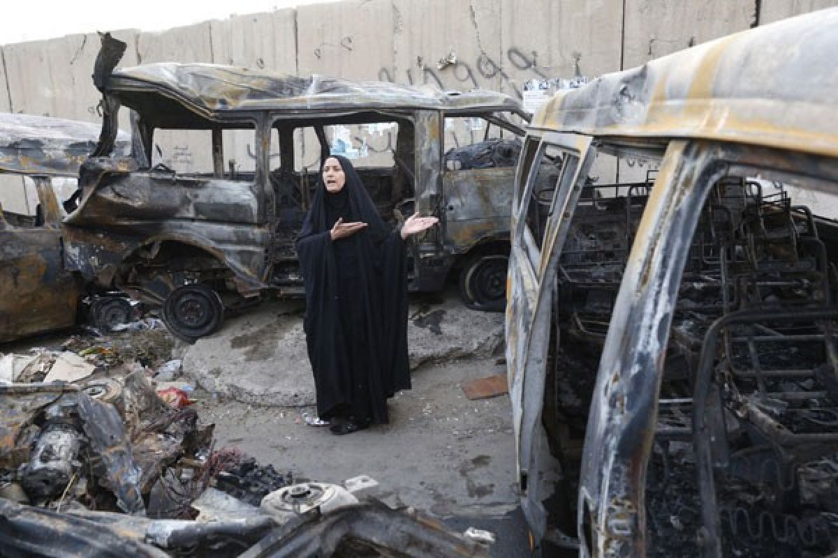 Enam orang tewas dalam serangan bom mobil di Baghdad