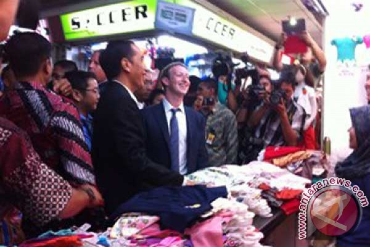 Jokowi ajak Mark Zuckerberg blusukan ke Tanah Abang