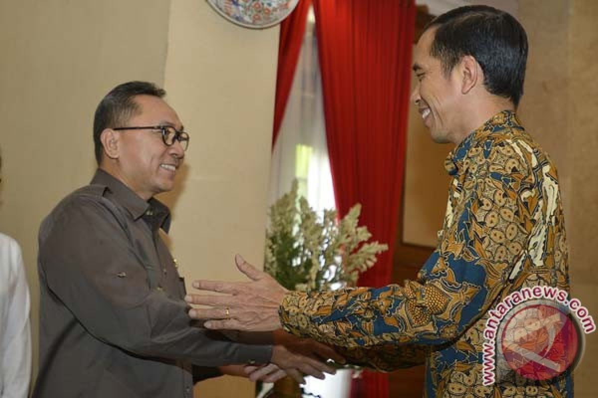 Seluruh ketua umum partai hadiri pelantikan Jokowi-JK