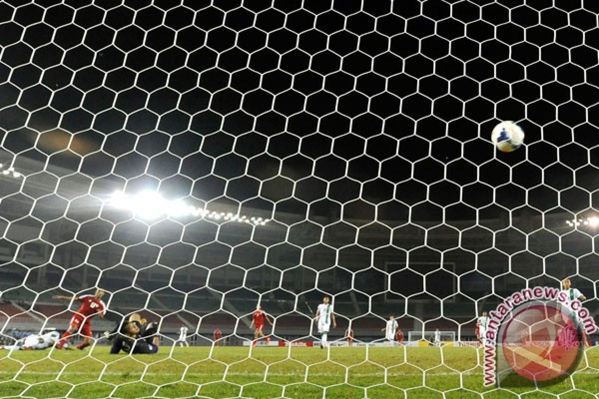 Babak pertama Timnas Indonesia tertinggal 0-2 dari UEA