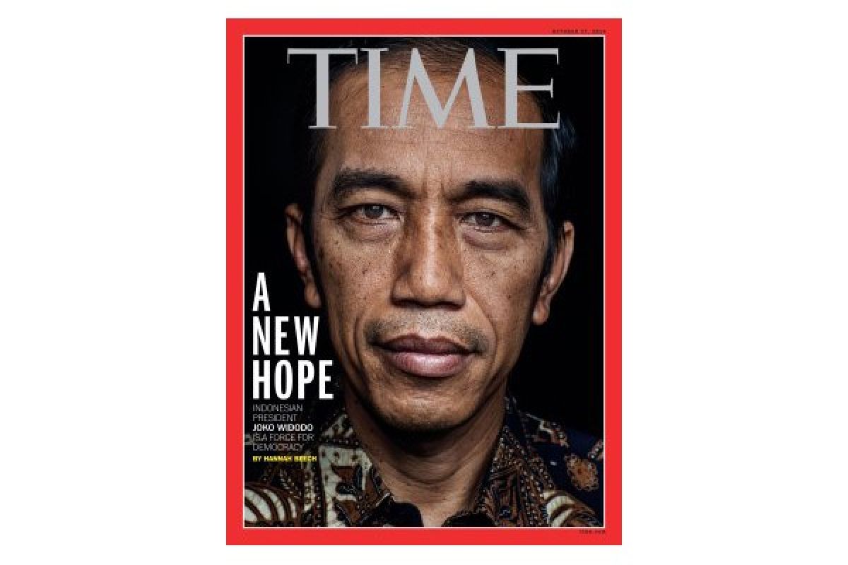 Hari pelantikan, kediaman Jokowi dipenuhi karangan bunga