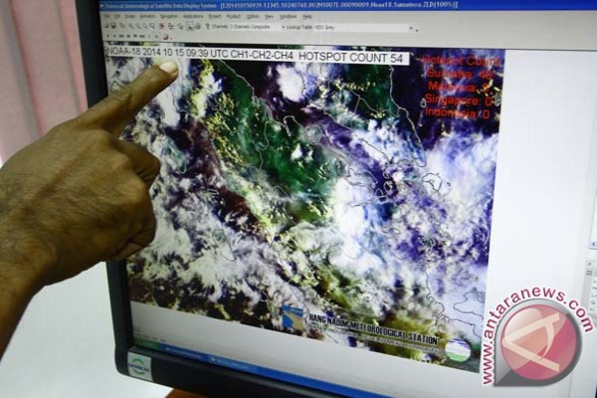 Satellite detects 72 hotspots in Sumatra