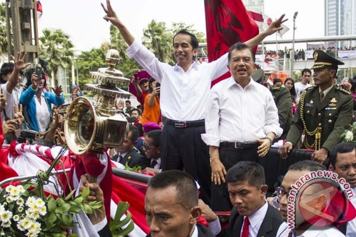 Jokowi disambut meriah di Konser Salam 3 Jari
