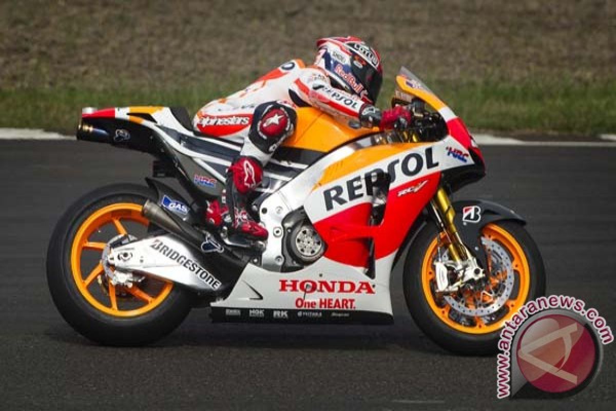 Marquez start terdepan, Rossi keenam di GP Jerman