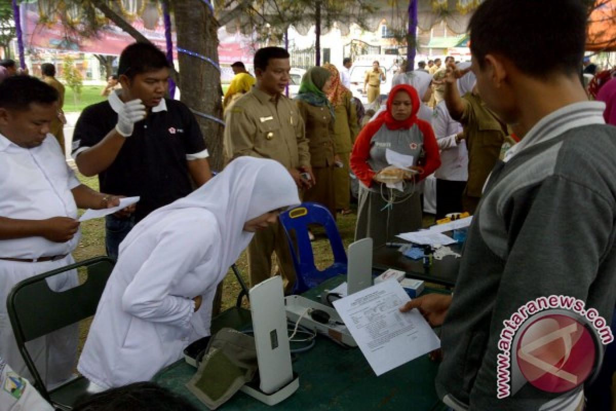 Pemkab Bireuen Himpun Darah dari Pegawai dan Masyarakat