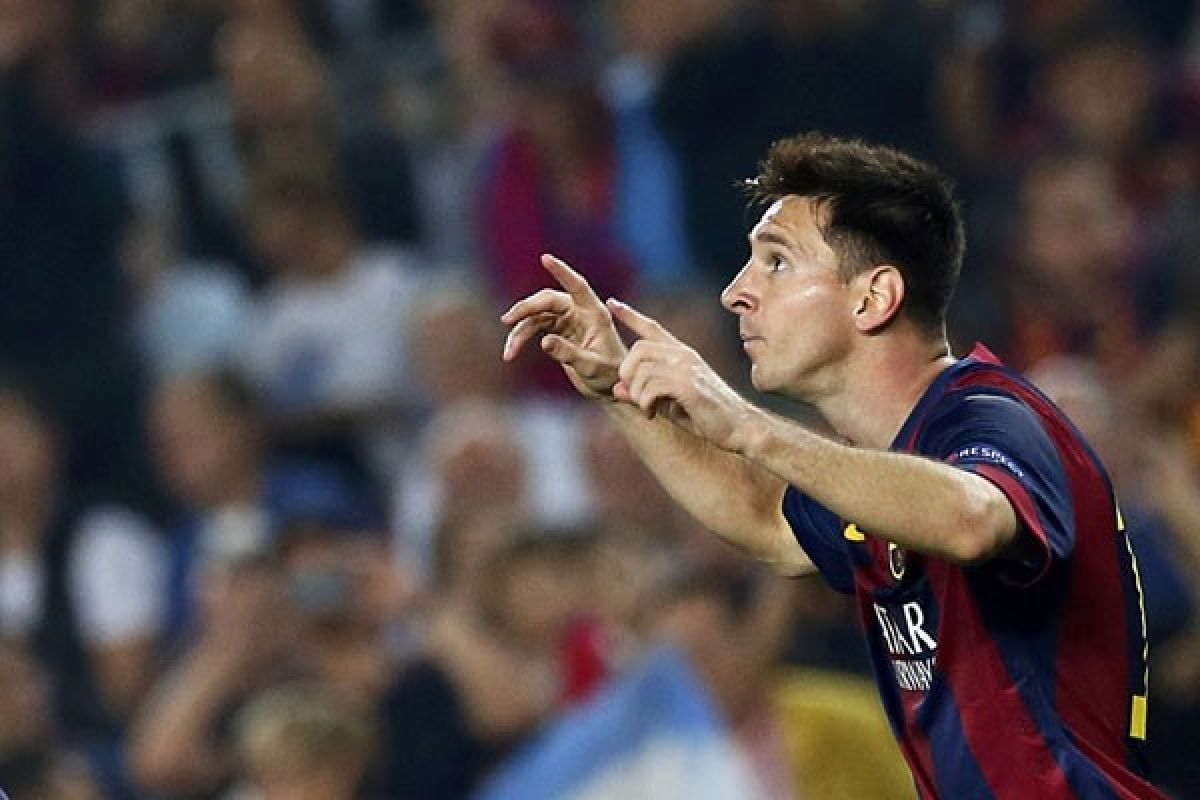 Enrique yakin Messi bahagia di Barca