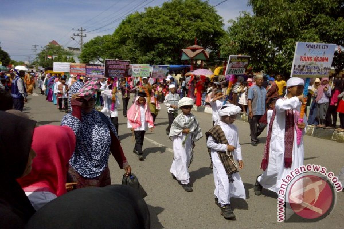 Ribuan Pelajar Semarakkan Karnaval Tahun Baru Hijriyah