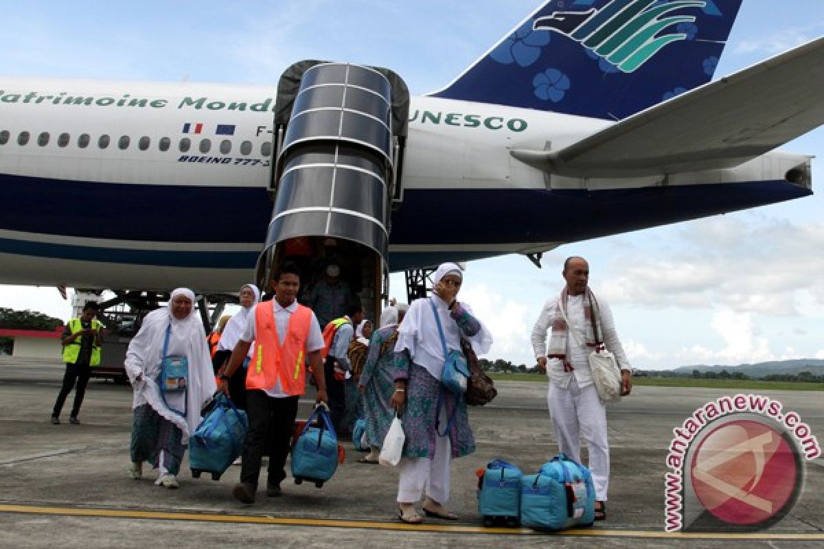 391 jamaah haji kloter 1 tiba di Aceh