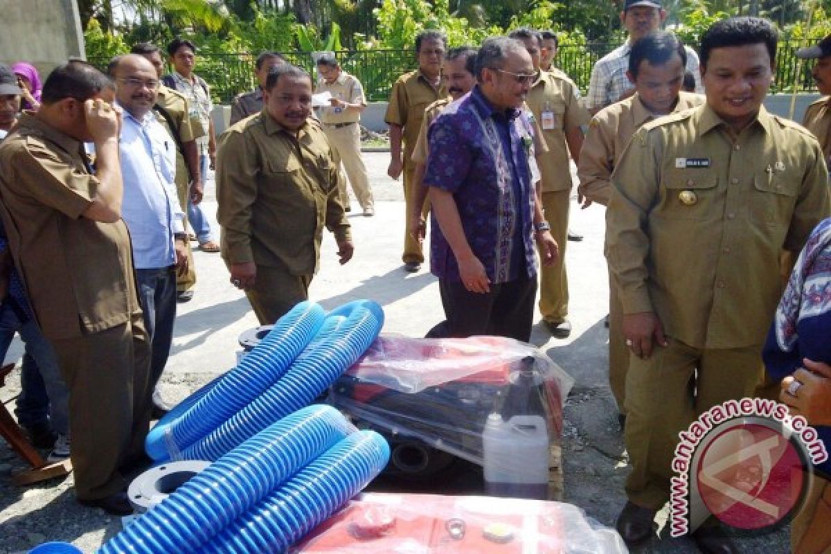 Pejabat Kementan Resmikan Kilang Padi di Bireuen