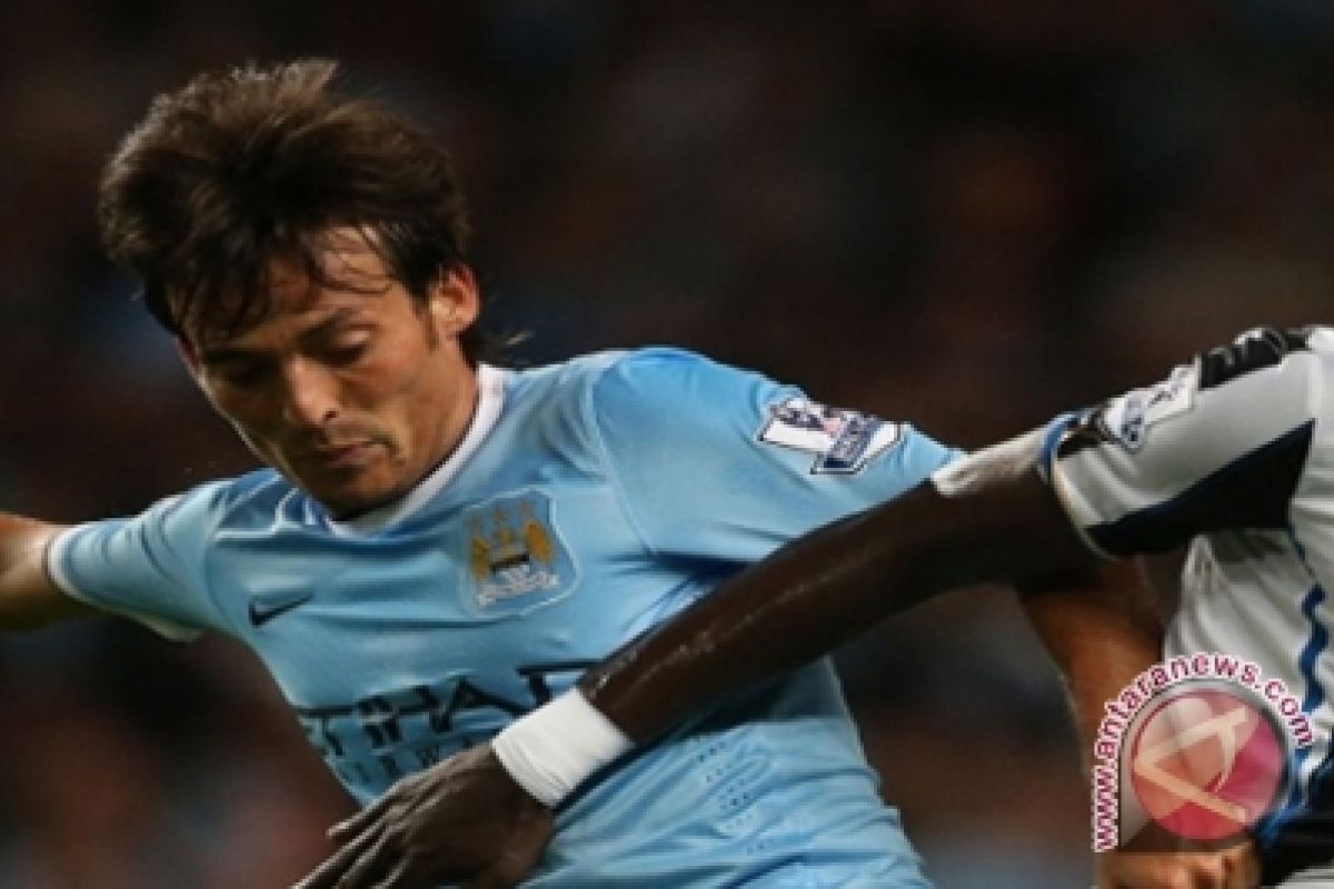 David Silva Absen Laga Derby Manchester