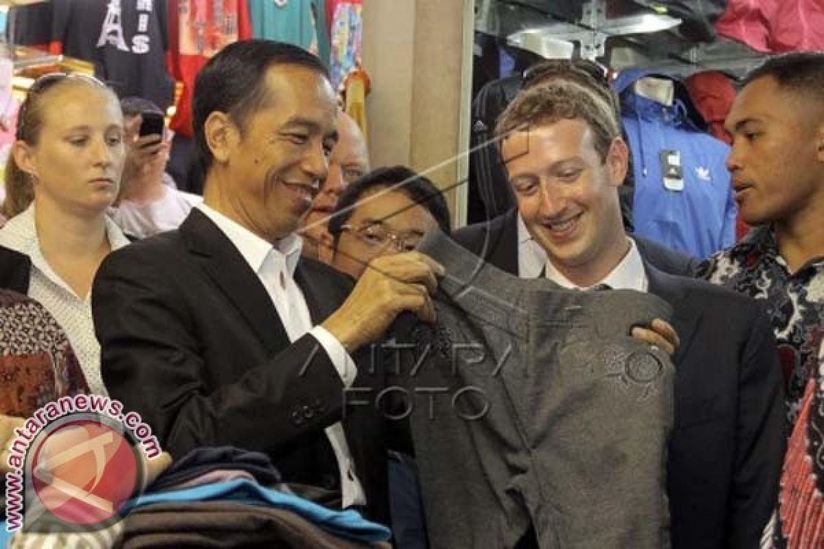  Jokowi dan Zuckerberg Blusukan ke Tanah Abang 