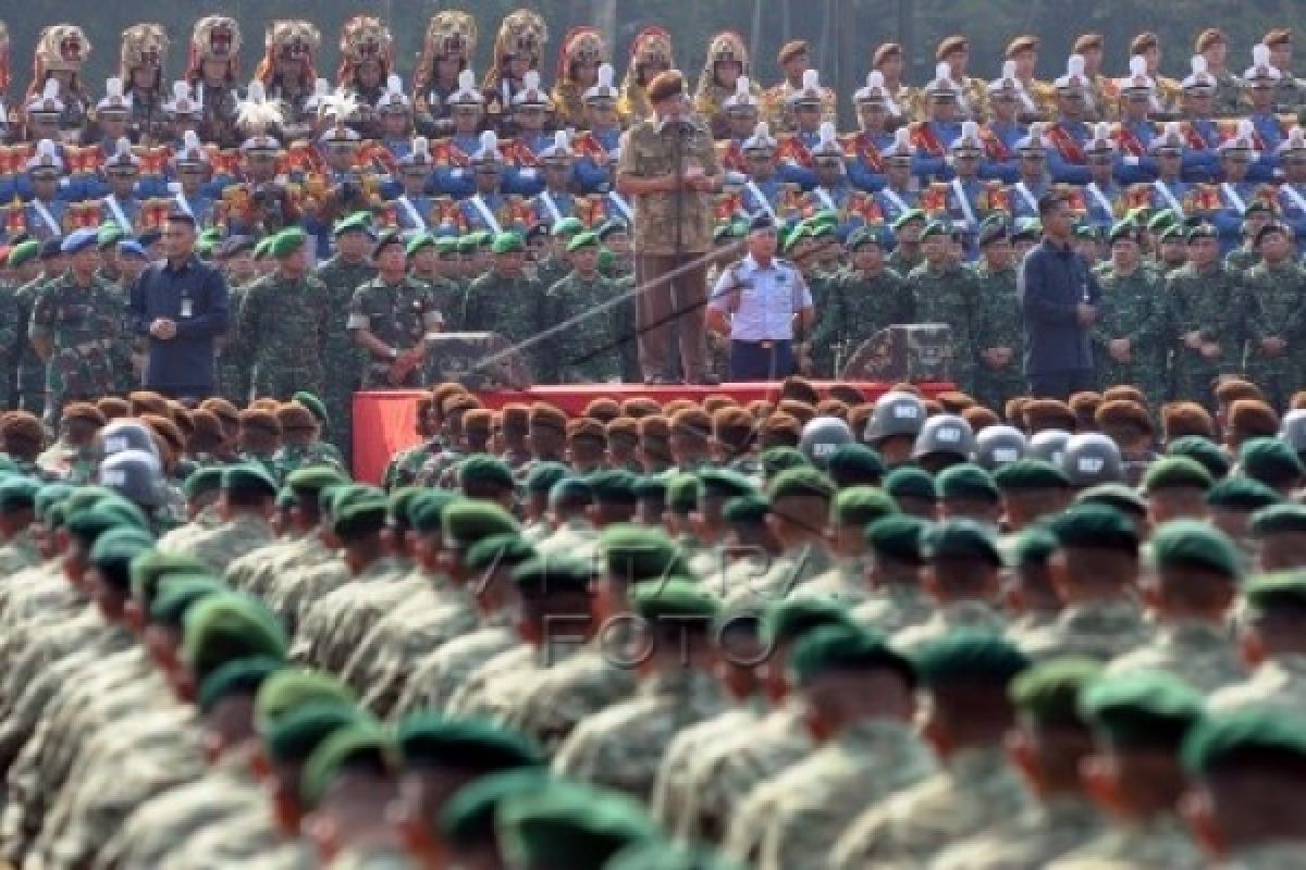 Presiden Yudhoyono Pamitan Pada Jajaran TNI/Polri