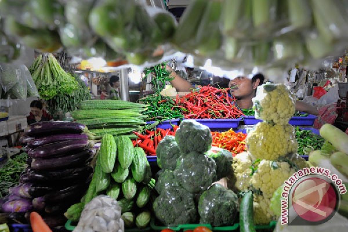 BPS: harga makanan terkendali hingga pertengahan April