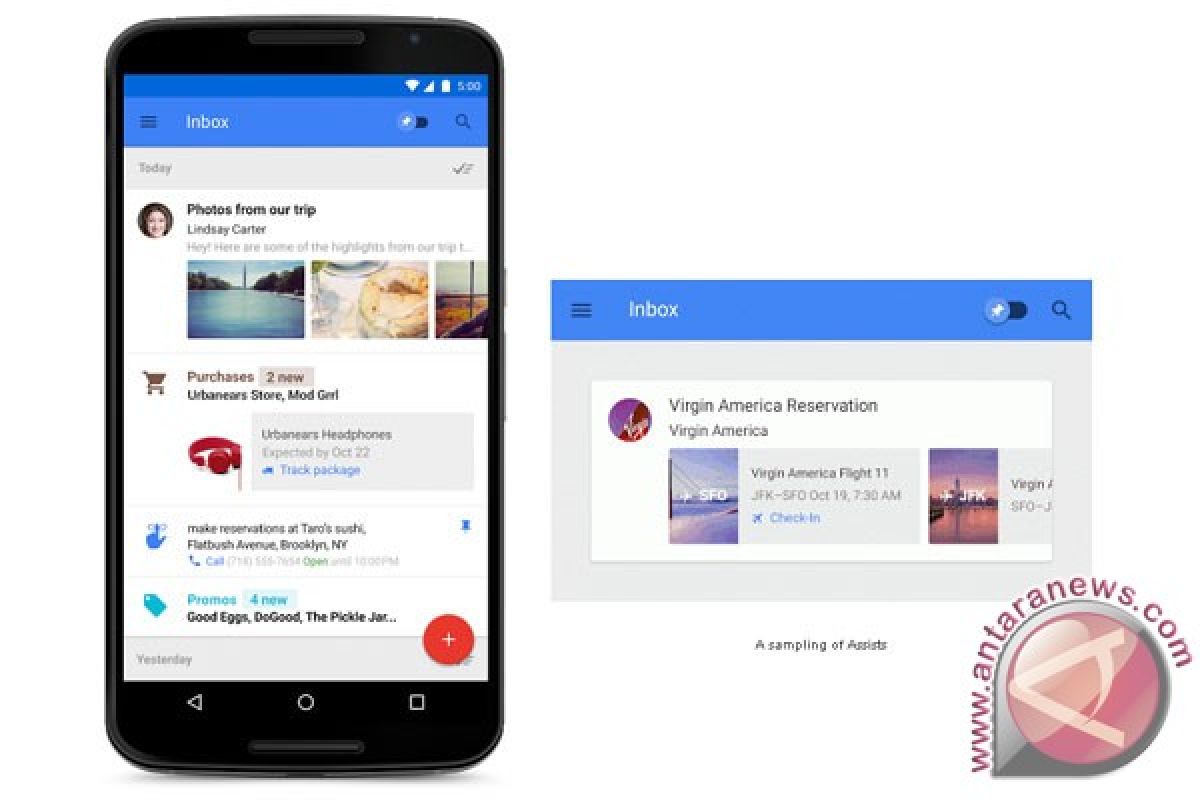 Inbox bukan Gmail, tapi sesuatu yang baru