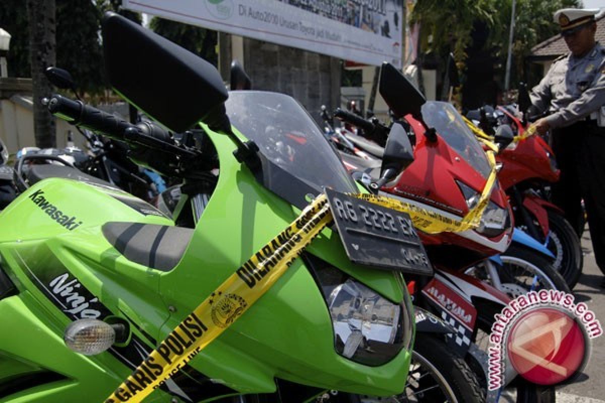 Polres Pangkalpinang Amankan Lima Motor Hasil Curian