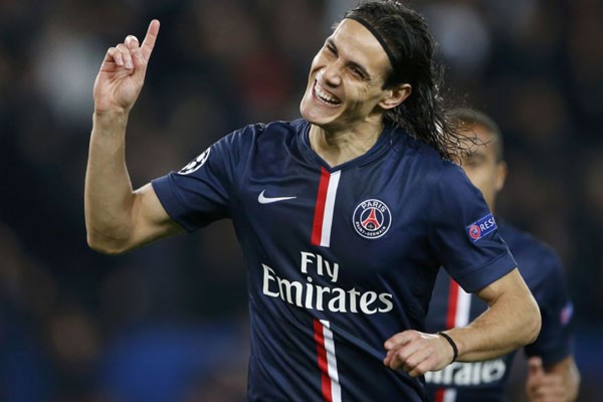 PSG gulung Dijon 8-0, Cavani samai rekor Ibrahimovic