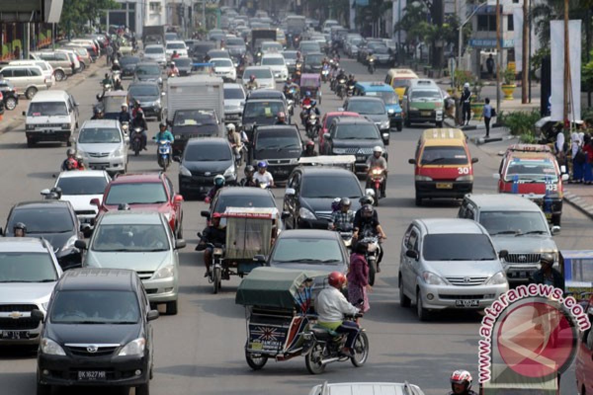 110 titik ruas jalan di Kota Medan di tutup saat malam tahun baru