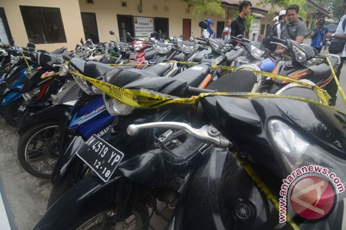 Polisi tangkap tersangka pencurian 50 sepeda motor
