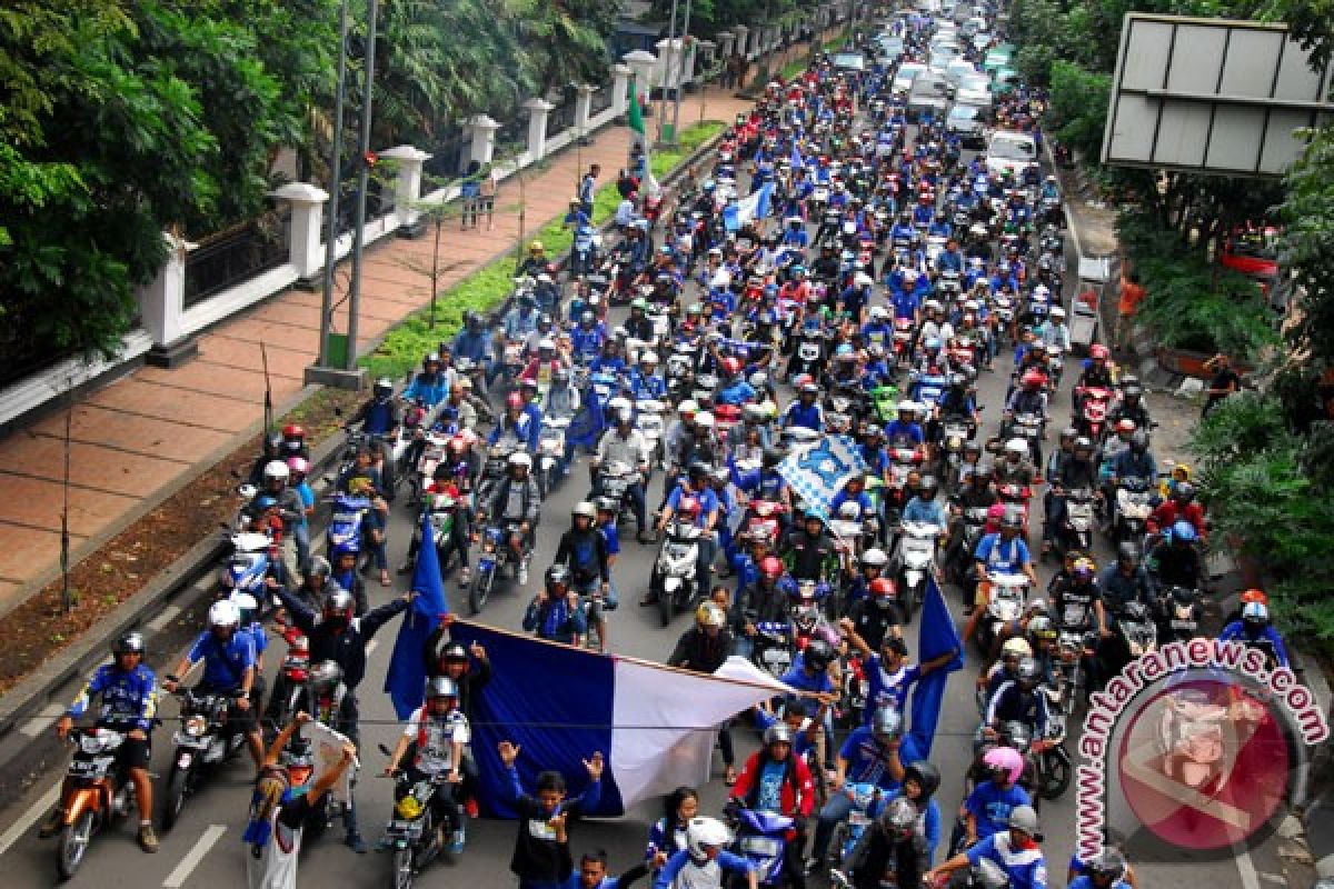 Puncak pesta Persib birukan Bandung