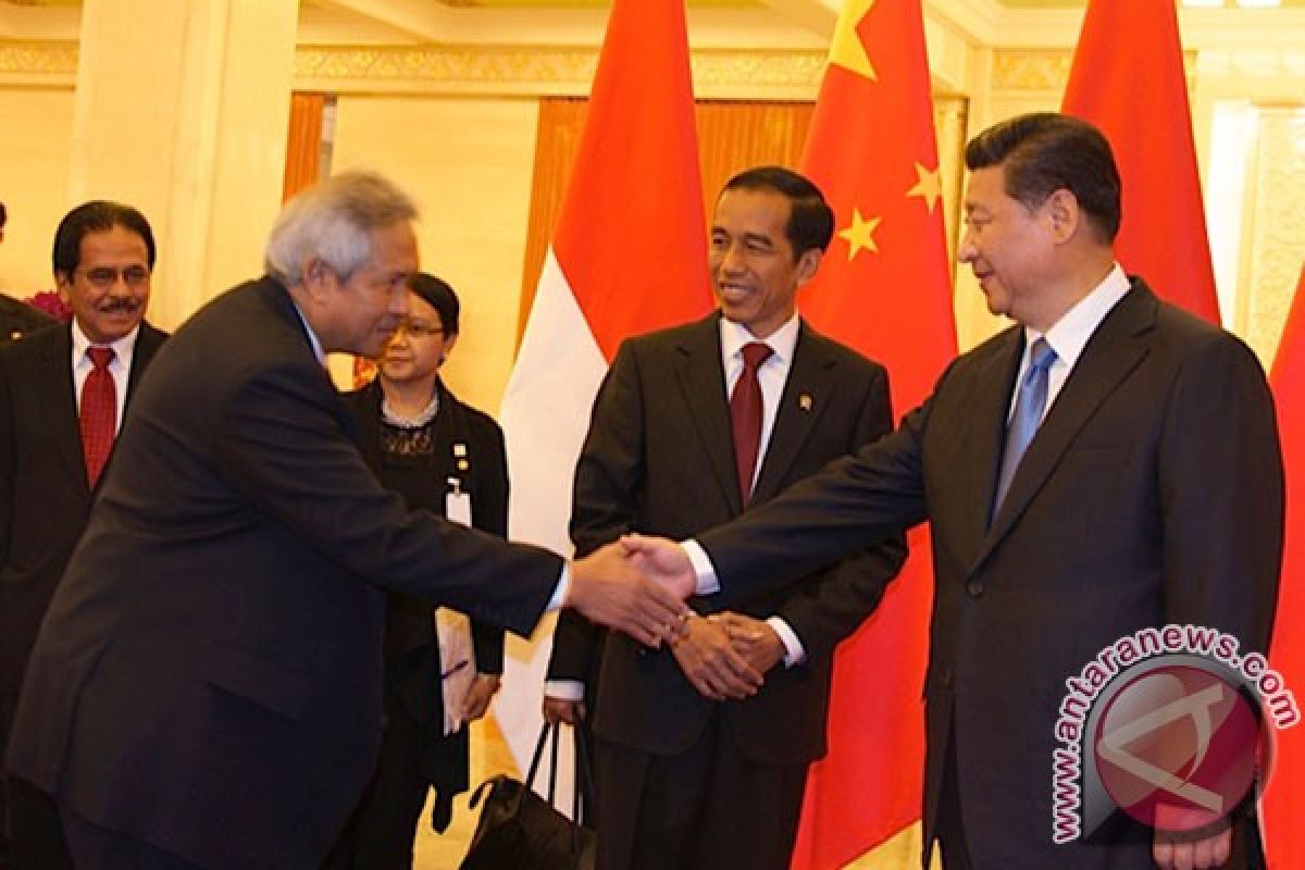 Publik antusias bertemu Presiden Jokowi di Beijing