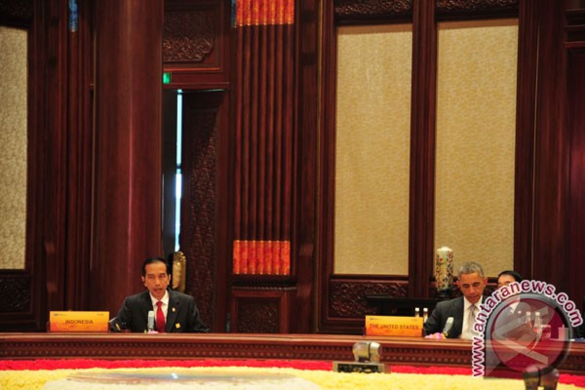 Presiden Jokowi hadiri pertemuan Pemimpin Ekonomi APEC 2014