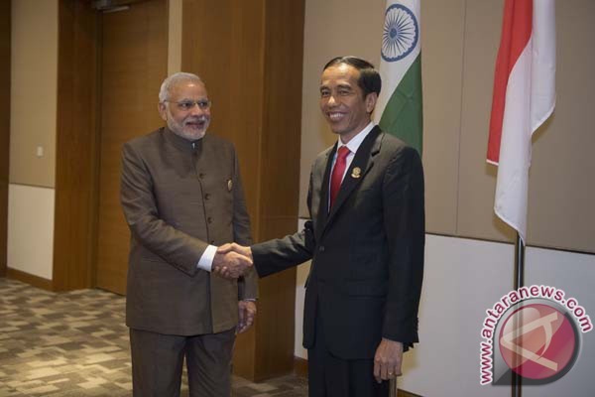 Presiden Jokowi lakukan pertemuan dengan PM India