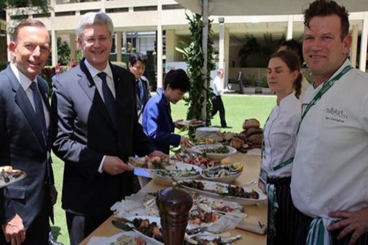 Abbott sajikan daging panggang untuk pemimpin G20