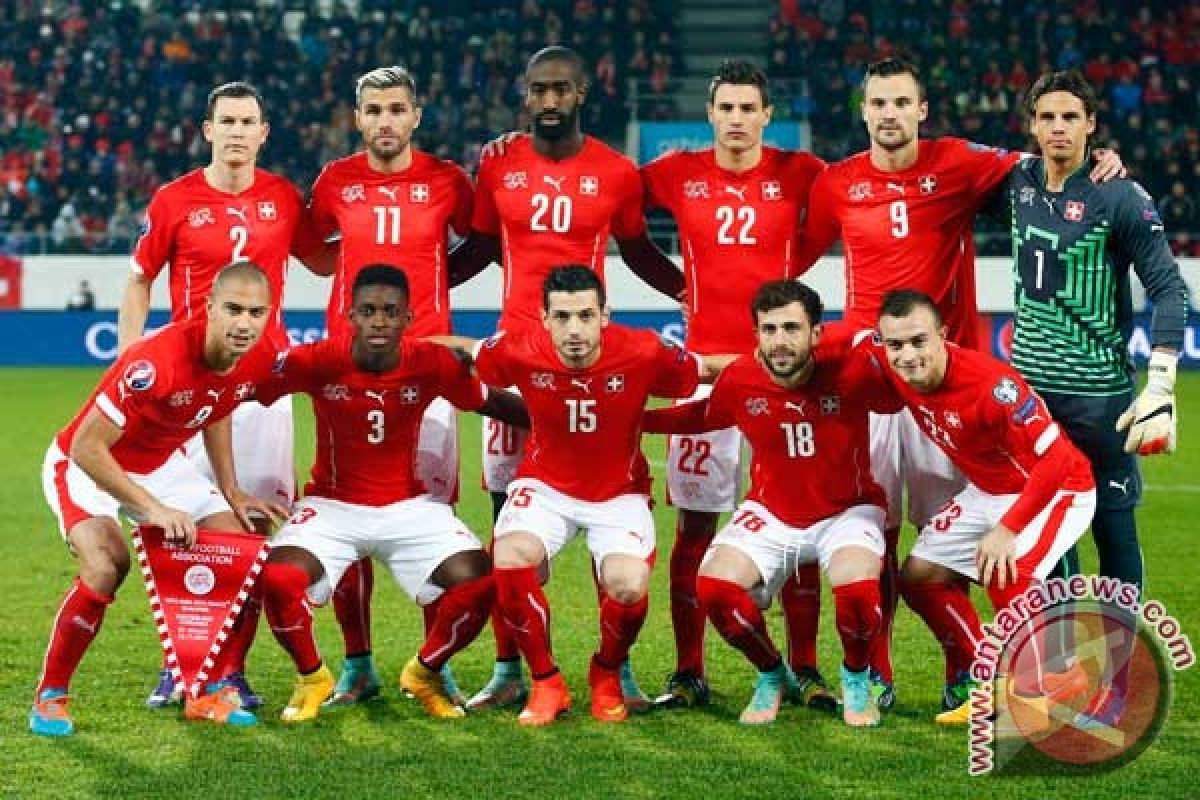 Swiss menang telak 7-0 atas San Marino