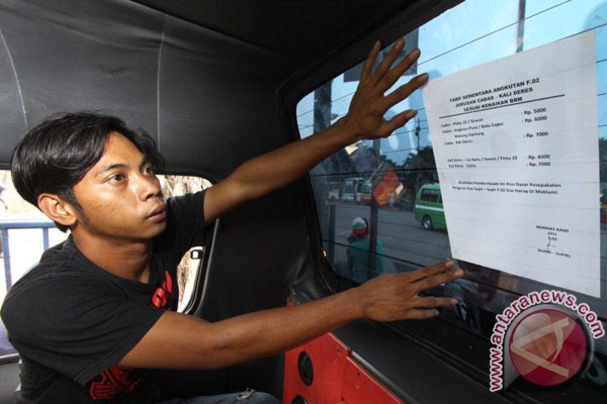 Organda Bekasi sepakati penurunan tarif Rp500