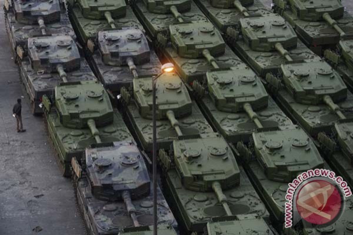 Jerman bangun pusat perawatan tank untuk Ukraina
