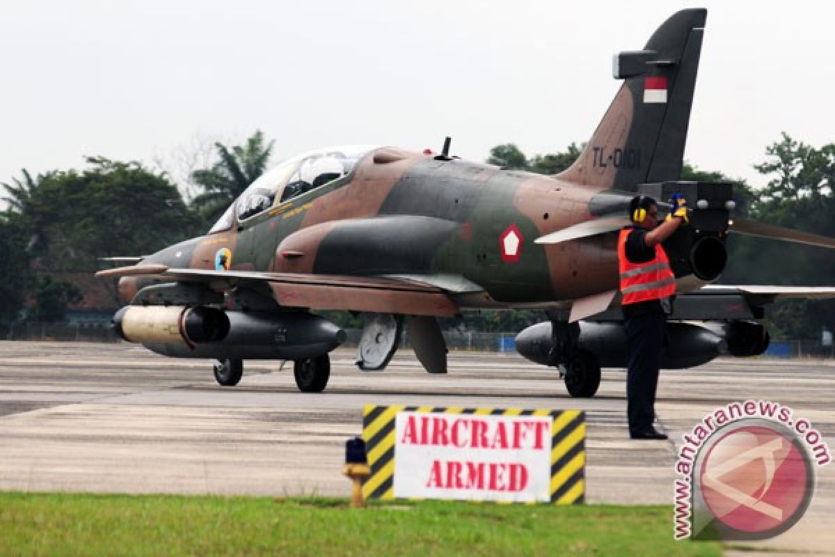 Hawk Skuadron Udara 12 TNI AU identifikasi titik panas
