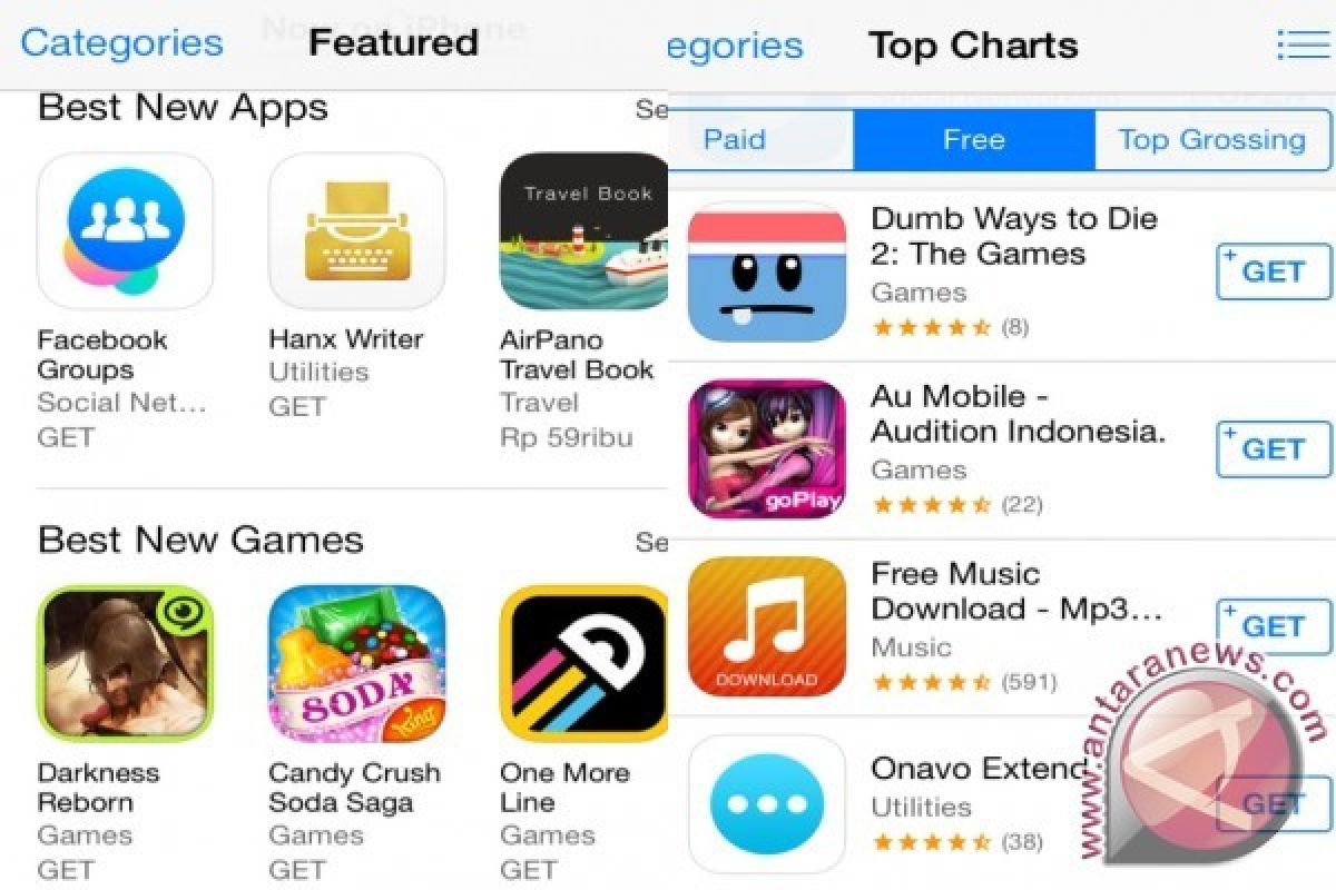 Apple Ganti Tombol 'Free' di App Store Dengan 'Get'