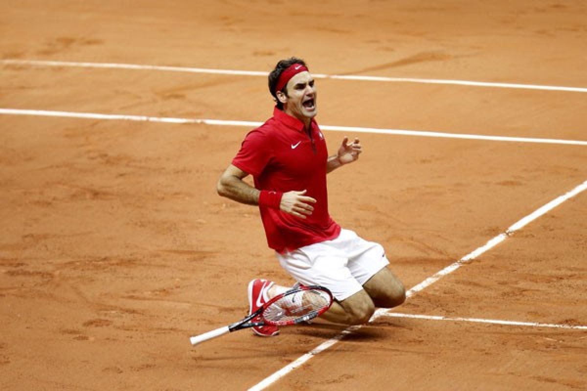 Federer bawa Swiss juarai Piala Davis