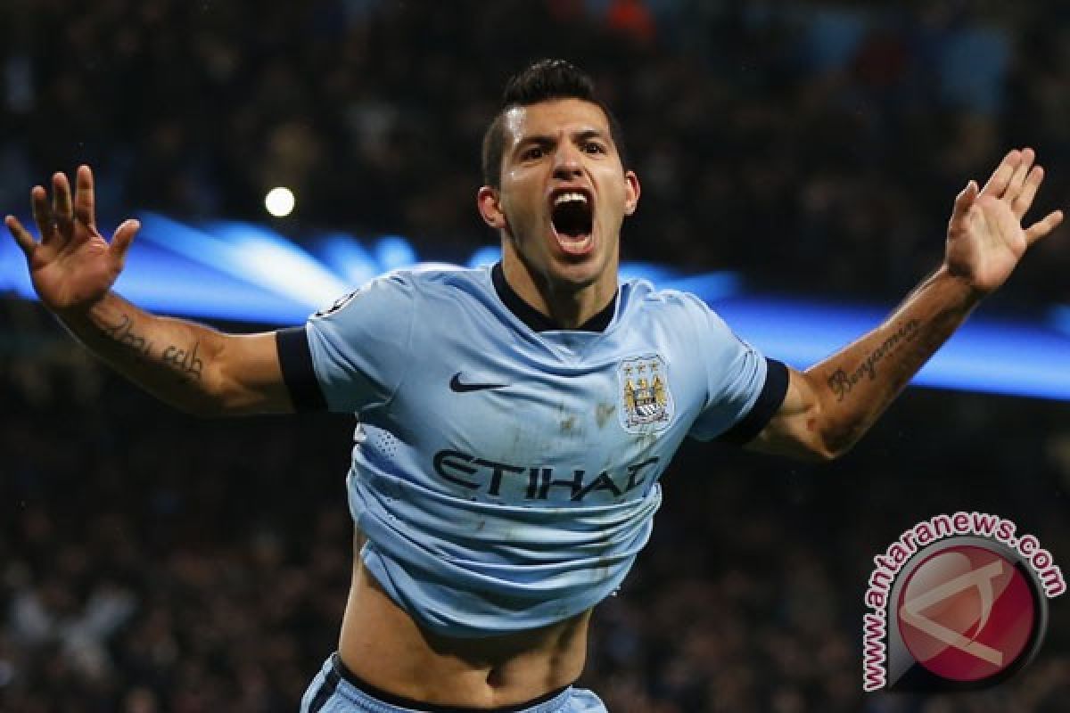 Aguero tersubur di Liga Utama Inggris 2014-2015