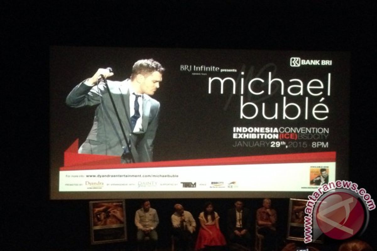 Michael Buble siap gelar konser perdana di Indonesia