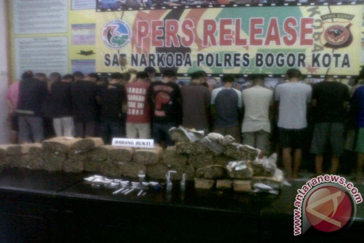 Polresta Bogor tangkap 27 pengedar narkoba