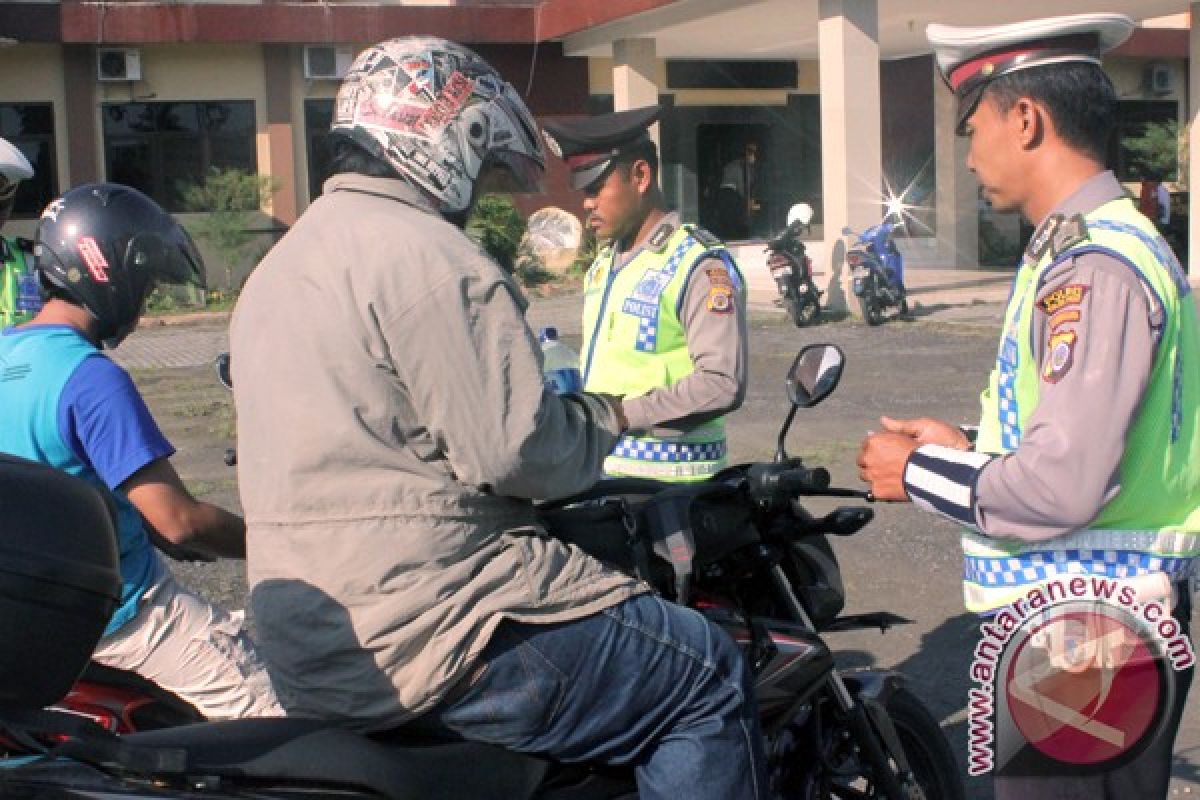 Operasi Progo Polres Bantul tilang 120 pengendara/hari 