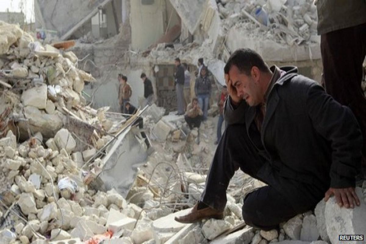 Kota Aleppo dibombardir, 91 orang tewas