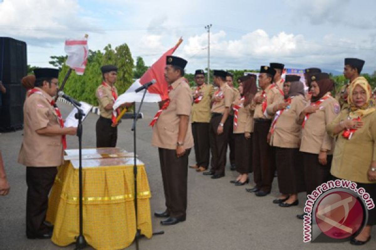 Wabup Gorontalo Utara Jabat Ketua Kwarcab Pramuka