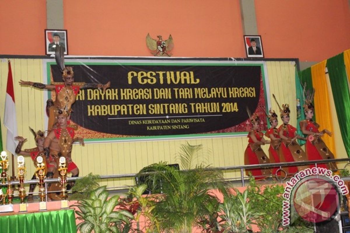 Dinas Pariwisata Sintang Gelar Festival Tari Dayak-Melayu Kreasi