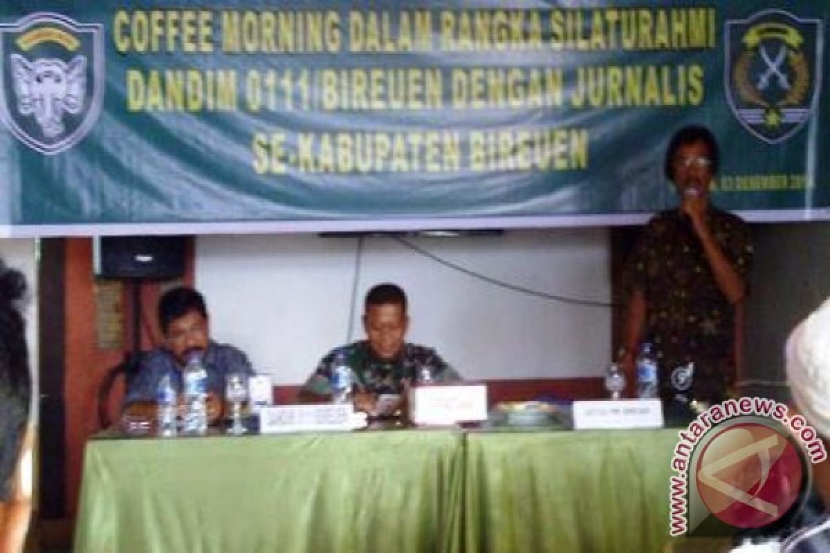 Dandim: Wartawan Motivator Jaga Keamanan dan Perdamaian