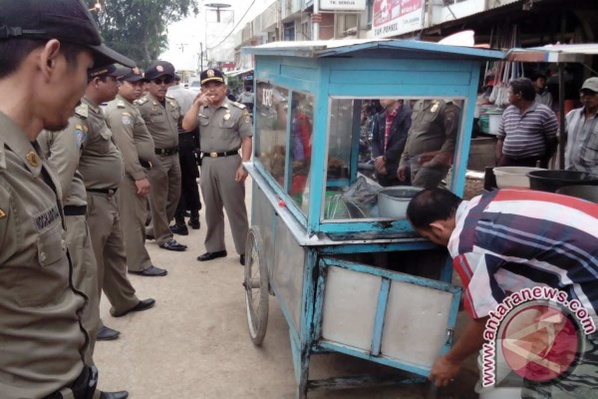 Satpol PP Kubu Raya SP 2 PKL Makodam Tanjungpura