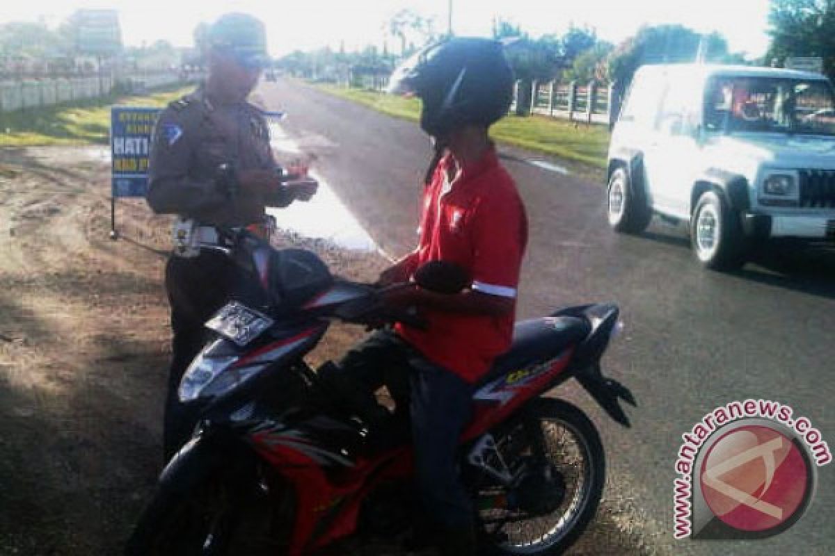 Polres rutin lakukan razia kendaraan langgar aturan