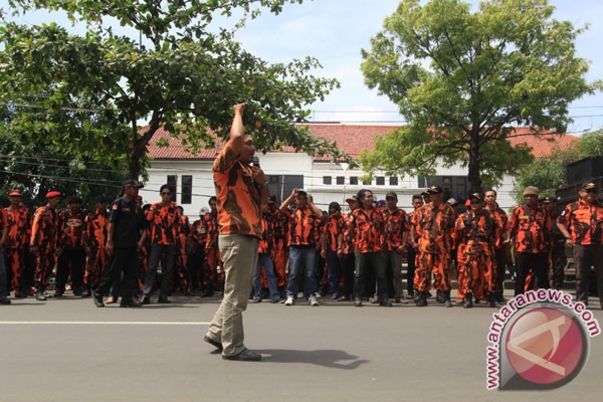 Buntut bentrok ormas, pelantikan Pemuda Pancasila dijaga ketat