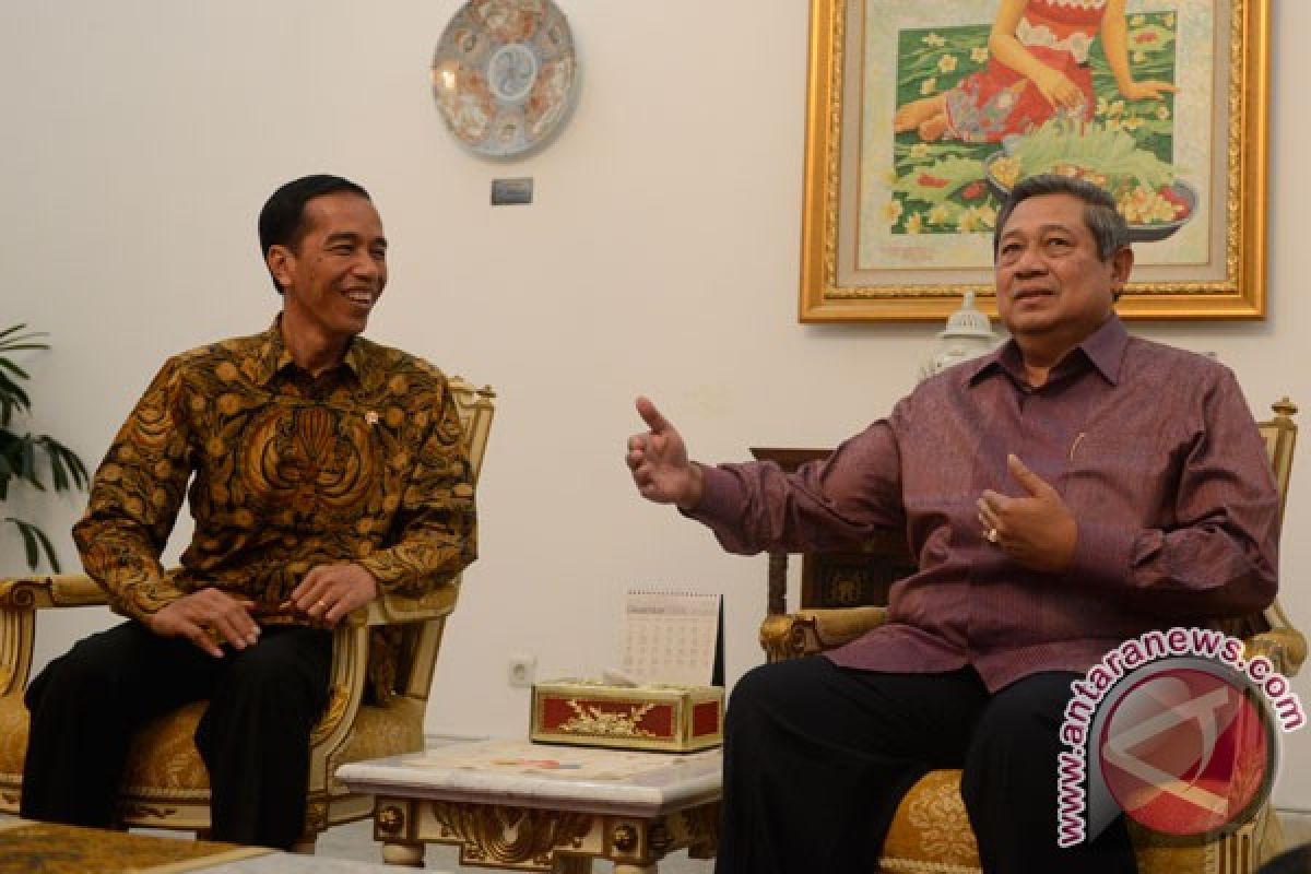 Presiden Jokowi-SBY bahas Perppu Pilkada