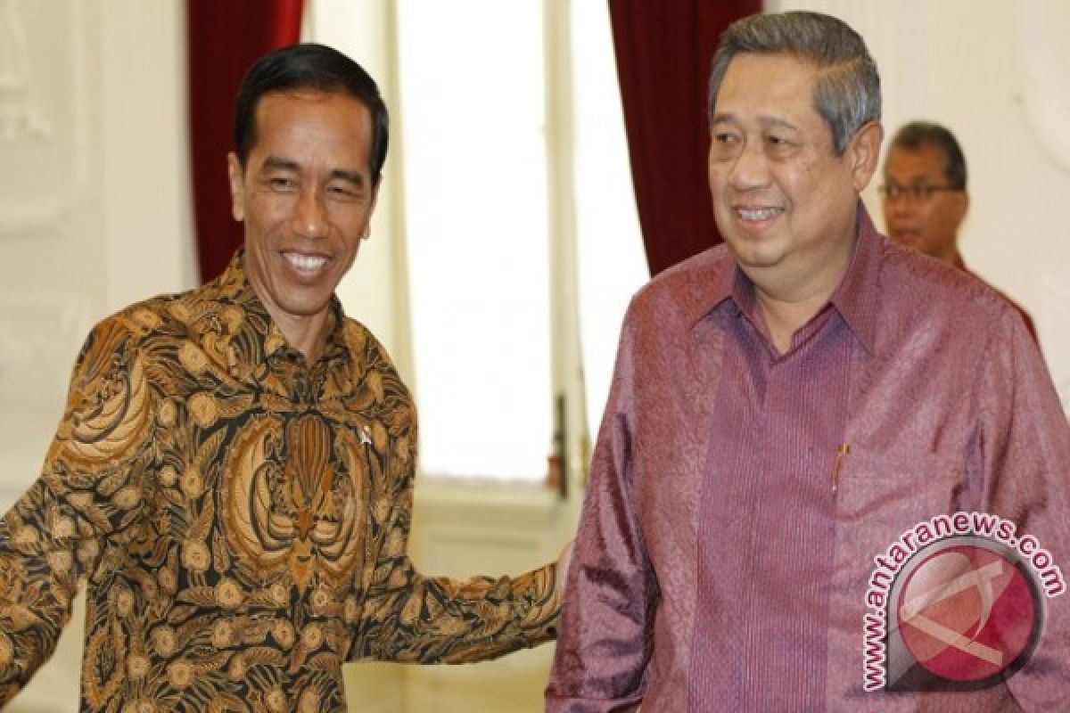 Presiden Jokowi-SBY Bahas Perppu Pilkada